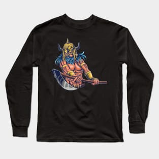 Viking warrior ready for war Long Sleeve T-Shirt